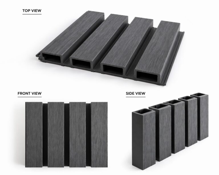 WPC Co-Extrusion Wall Cladding (Outdoor) – Dark Grey